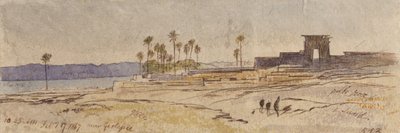 Near Gertassee; 10:25 A.M., 17 Feb. 1867 by Edward Lear