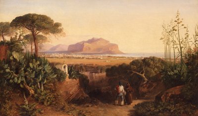 Palermo, Sicily by Edward Lear