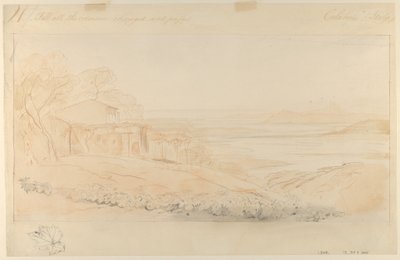 Pentedatelo, Calabria, Italy by Edward Lear