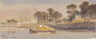 Tabeen Berlin, 4:00 p.m., January 1, 1867 by Edward Lear