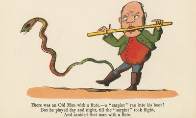 There was an Old Man with a flute- a 