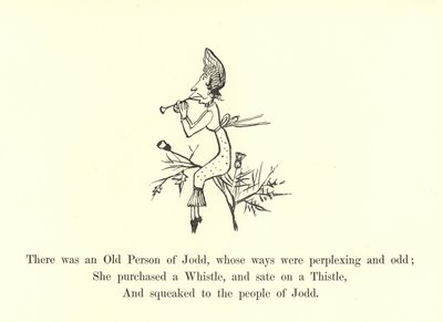There Was an Old Person of Jodd, Whose Ways Were Perplexing and Odd by Edward Lear