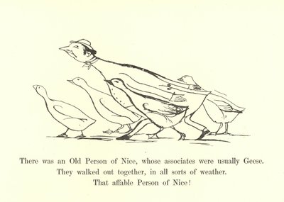 There was an Old Person of Nice, whose associates were usually Geese by Edward Lear