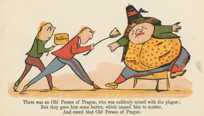 There Was an Old Person of Prague, Who Was Suddenly Seized with the Plague, from 