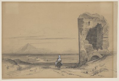 Torre Nomentana by Edward Lear