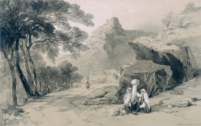 Views in Rome and Its Environs: Cervara in the District of Subiaco by Edward Lear