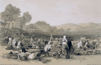Views in Rome and its environs: Fair of Sant