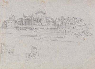 Windsor Castle by Edward Lear