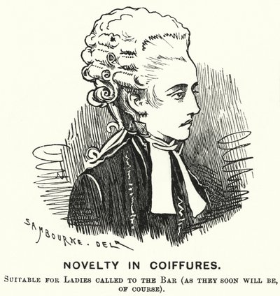 Novelty in Coiffures by Edward Linley (after) Sambourne