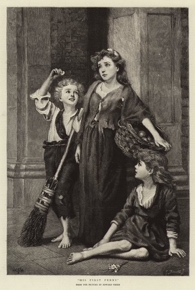 His First Penny by Edward Patry