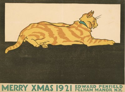 Merry Xmas, 1921 by Edward Penfield