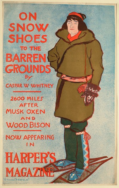 On Snow Shoes to the Barren Ground, by Caspar Whitney, May Harper