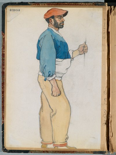 Sketch of a Spanish man, 1906 by Edward Penfield