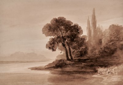 Landscape with Trees by Edward Pretty