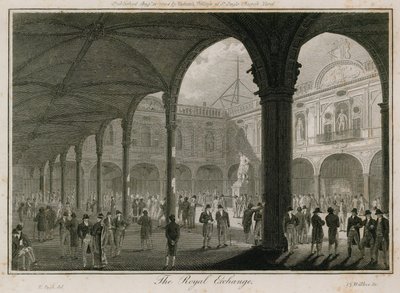 The Royal Exchange, London by Edward Pugh