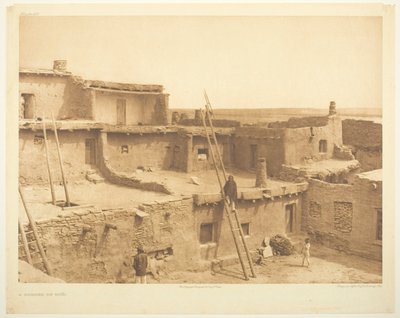 A Corner of Zuni by Edward S. Curtis