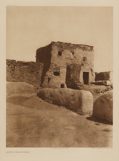 Laguna Watchtower by Edward S. Curtis