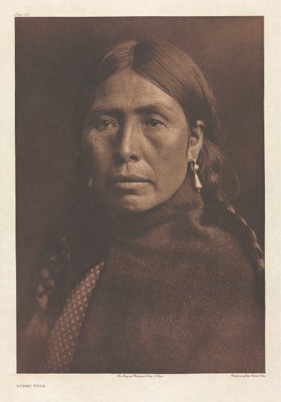 Lummi Type by Edward S. Curtis
