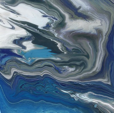 Deep Blue Marble Flow by Edward Selkirk