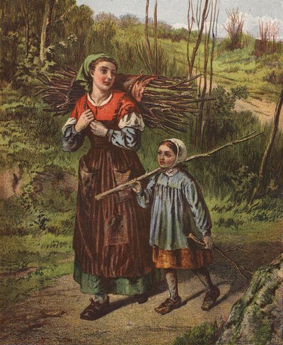 Faggot Gatherers, Brittany by Edward Sherard Kennedy