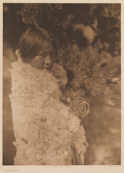 A Cree Girl by Edward Sheriff Curtis