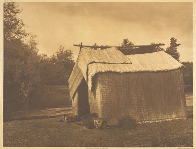 A Mat House - Skokomish by Edward Sheriff Curtis