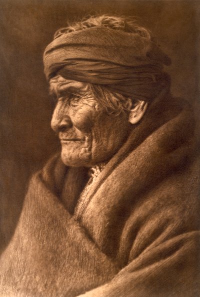 Geronimo, Chief of the Apache, as an Old Man in 1907 by Edward Sheriff Curtis