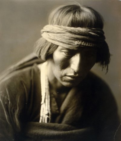 Hastobiga, Navaho Medicine Man by Edward Sheriff Curtis
