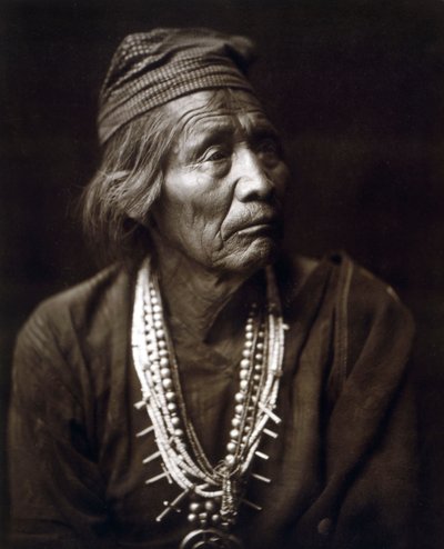 Nesjaja Hatali, Indian, Navaho by Edward Sheriff Curtis