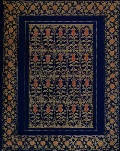 Bookbinding in Blue Morocco with Inlay and Gold Tooling, 1914 by Edward Sullivan