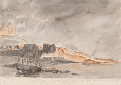 Eruption of Vesuvius, 1794 by Edward Swinburne