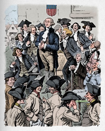George Washington Trying to Tell a Lie by Edward Tennyson Reed