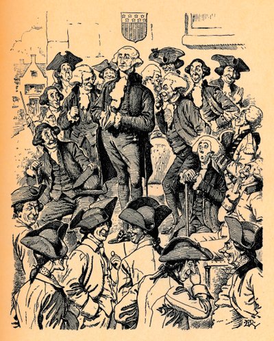 George Washington Trying to Tell a Lie by Edward Tennyson Reed