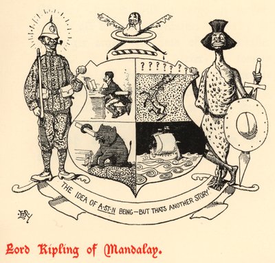 Lord Kipling of Mandalay by Edward Tennyson Reed