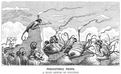 Prehistoric Peeps: A Night Lecture on Evolution by Edward Tennyson Reed