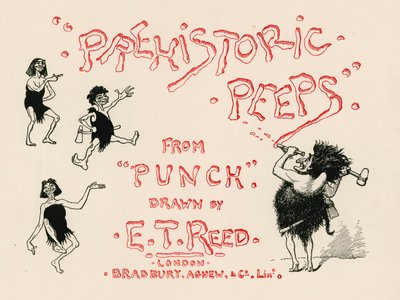 Prehistoric Peeps – Title Page by Edward Tennyson Reed