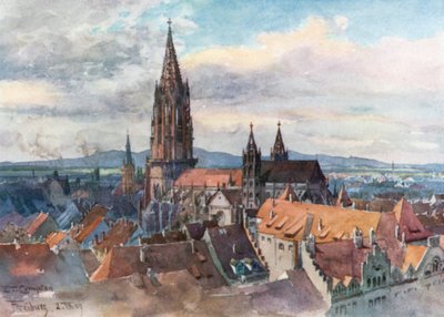 Freiburg-im-Breisgau by Edward Theodore Compton