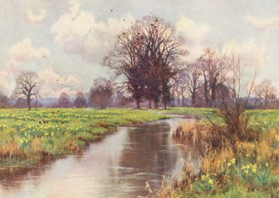 It is free from burden, this merry little river, and neither weir nor mill bars it quick way to the sea by Edward Wilkins Waite