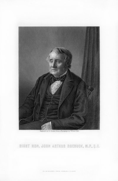 John Arthur Roebuck, British Politician by Edward William Stodart