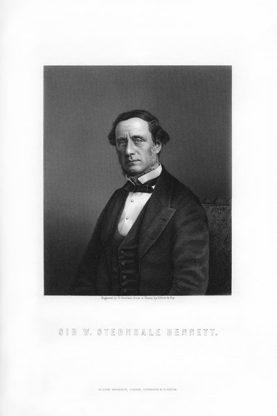 Sir William Sterndale Bennett, English Composer by Edward William Stodart