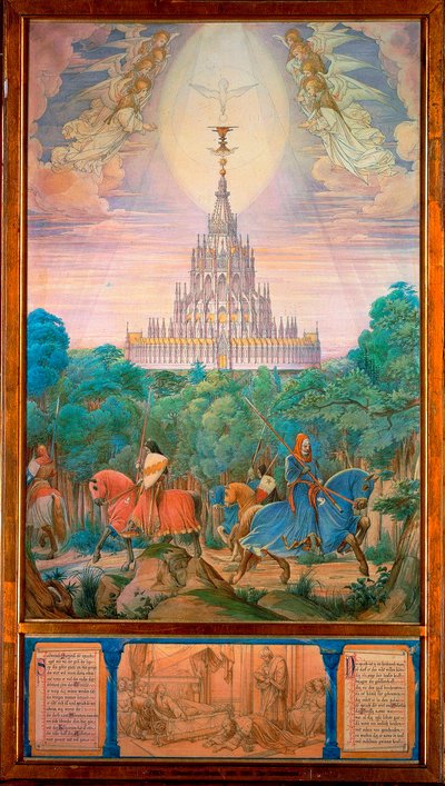 The Temple of the Holy Grail by Edward von Steinle