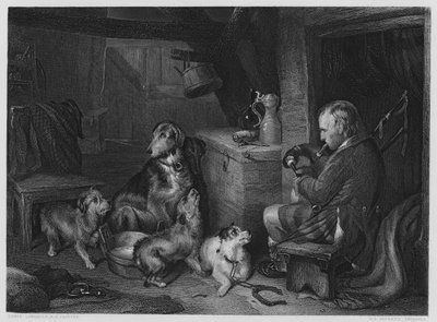 Highland Music, from the Picture in the Vernon Gallery by Edwin (after) Landseer