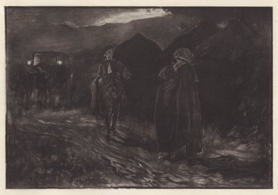 Illustration for She Stoops to Conquer by Oliver Goldsmith by Edwin Austin (after) Abbey