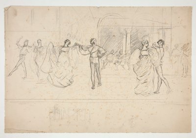 Composition Study by Edwin Austin Abbey