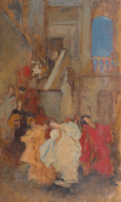 Compositional Study, possibly for A Measure by Edwin Austin Abbey