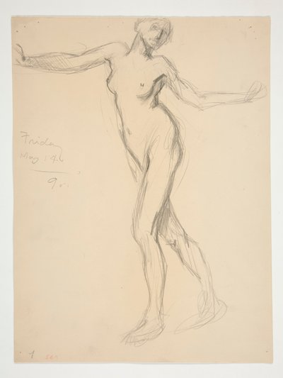 Figure Study by Edwin Austin Abbey