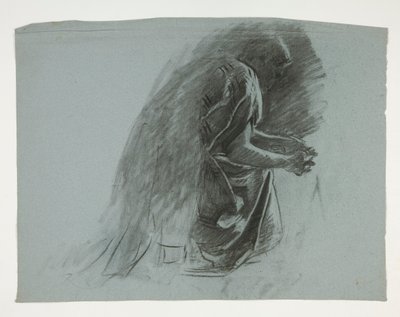 Sir Lancelot and Sir Bors Outfit Galahad with His Spurs, from The Quest of the Holy Grail (second of a series of fifteen paintings for the Boston Public Library, completed in 1901) by Edwin Austin Abbey