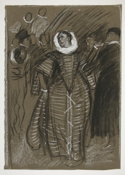 Katharina, Act I, Scene I, Taming of the Shrew by Edwin Austin Abbey