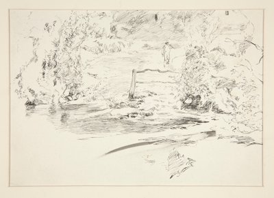 Landscape with Figure by Edwin Austin Abbey
