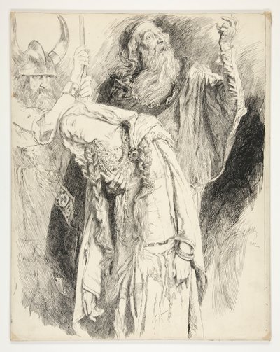 Lear with Cordelia Dead in His Arms, Act V, Scene iii, King Lear by Edwin Austin Abbey